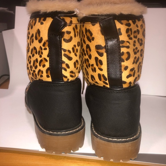 MÍA MISHA -L Womens Boot Size 7M US Leopard Block Heel NEW - Picture 4 of 9